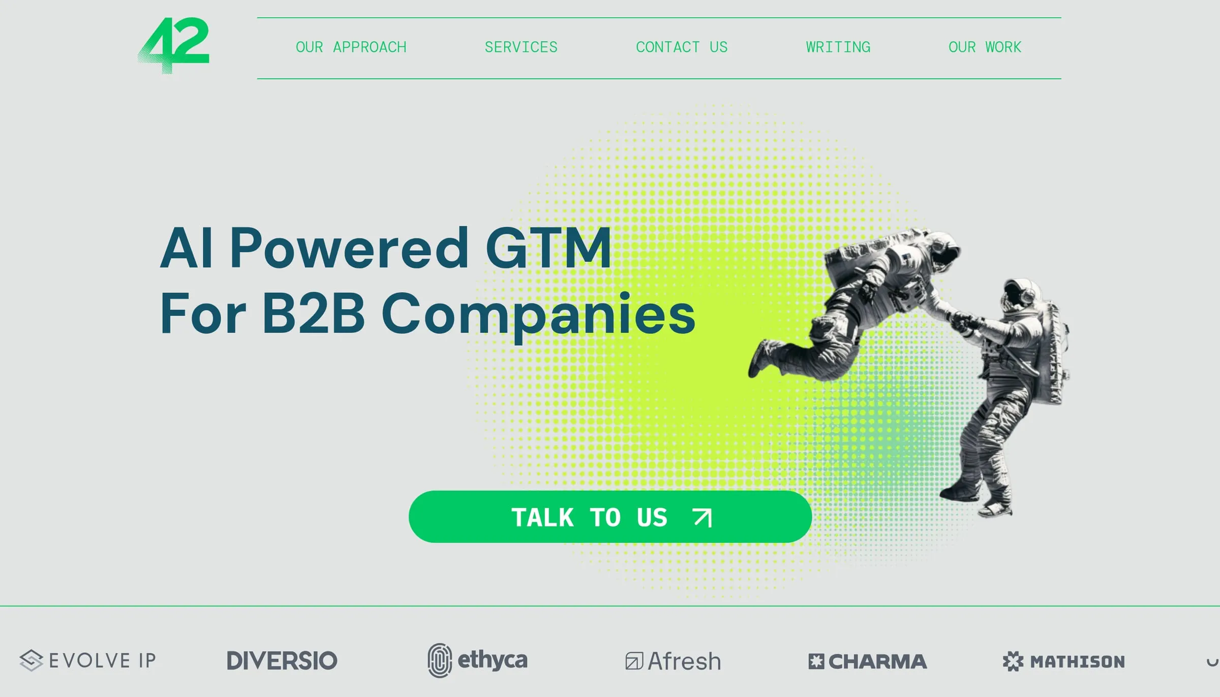 The 42 Agency homepage