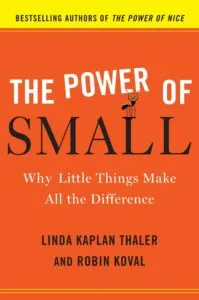 The cover of the book The Power of Small by Linda Kaplan Thaler and Robin Koval