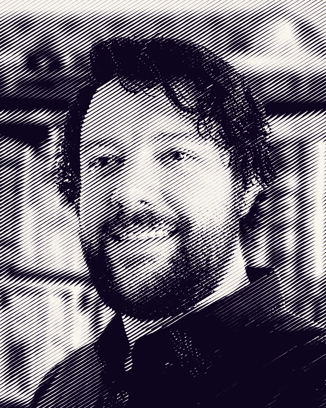 Anthony Brown, Creative Director, 32 degree line-screen treatment
