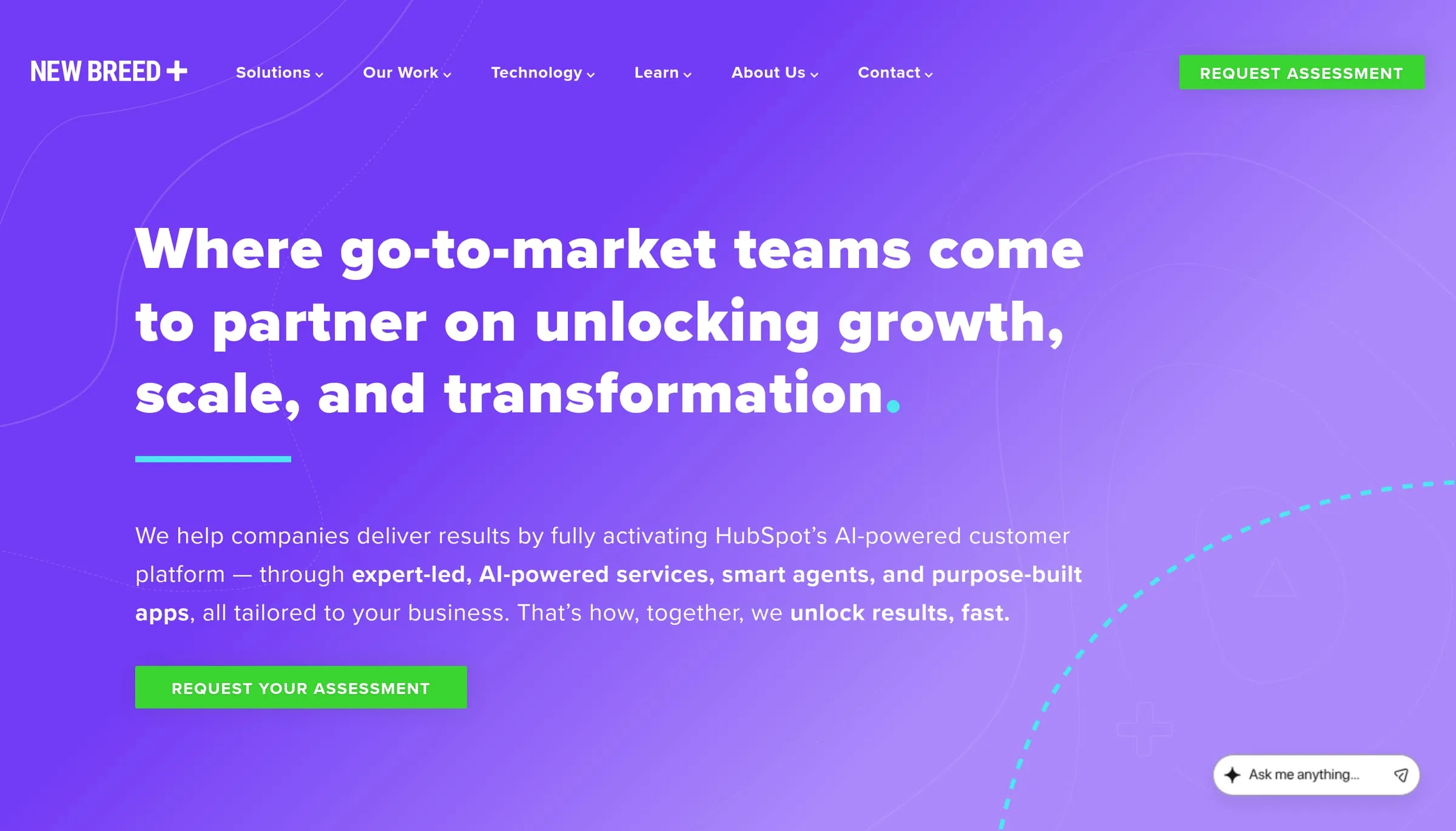 The New Breed homepage