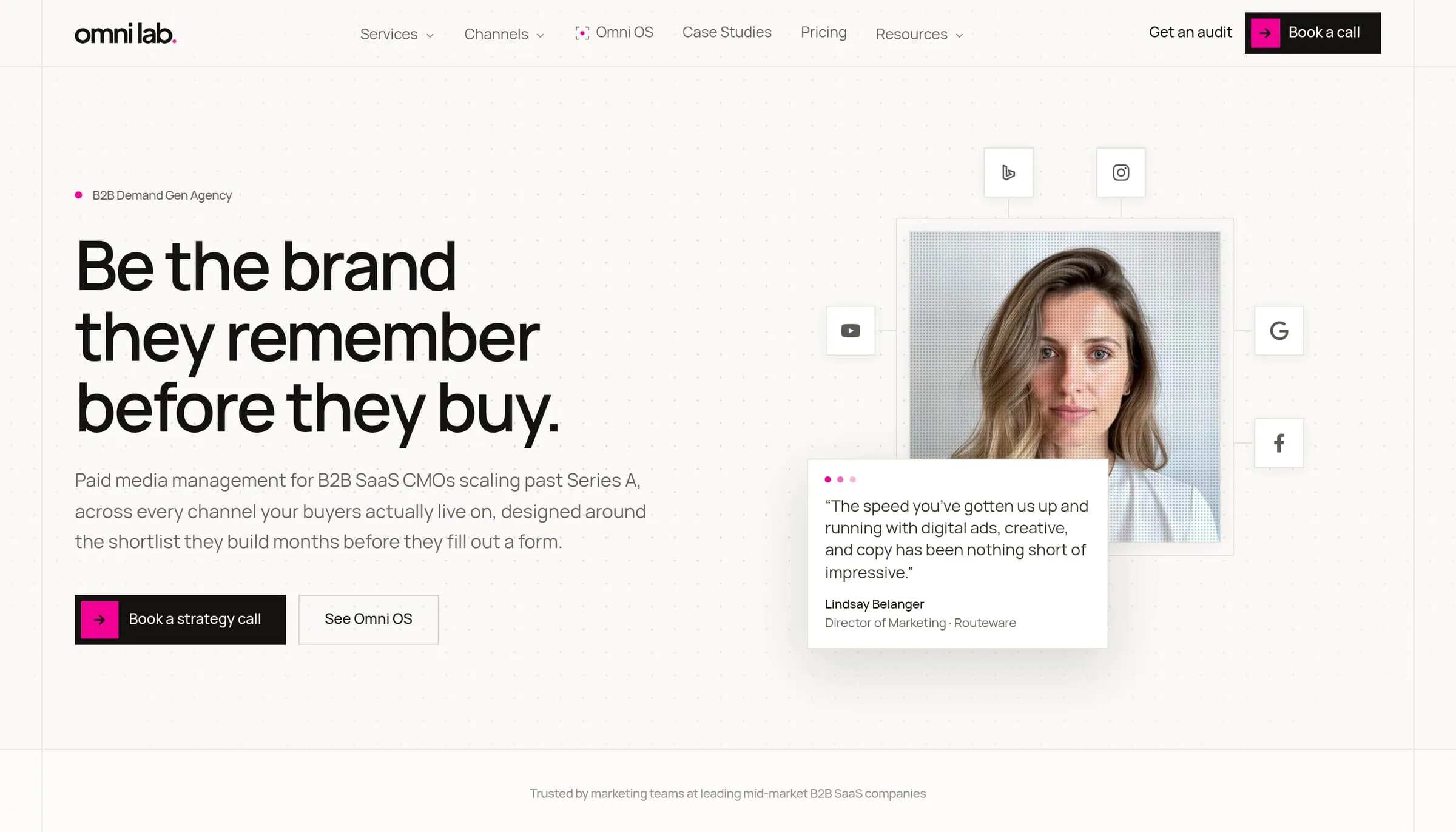The Omni Lab homepage