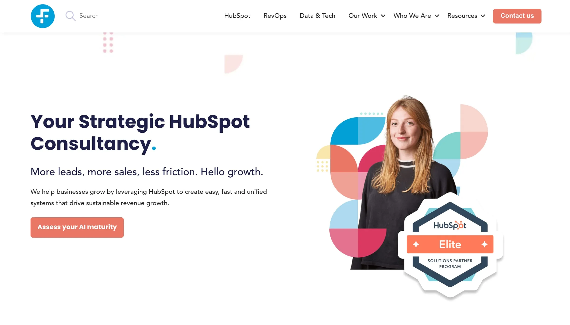 The Six & Flow homepage