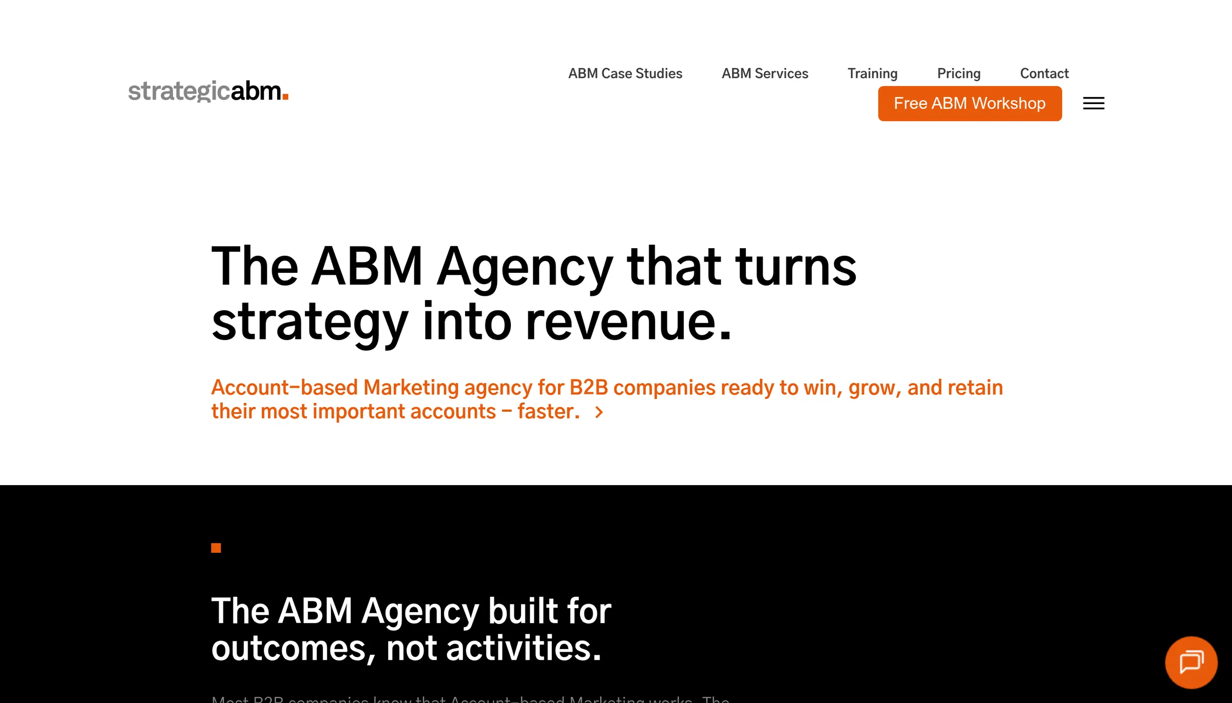 The Strategic ABM homepage