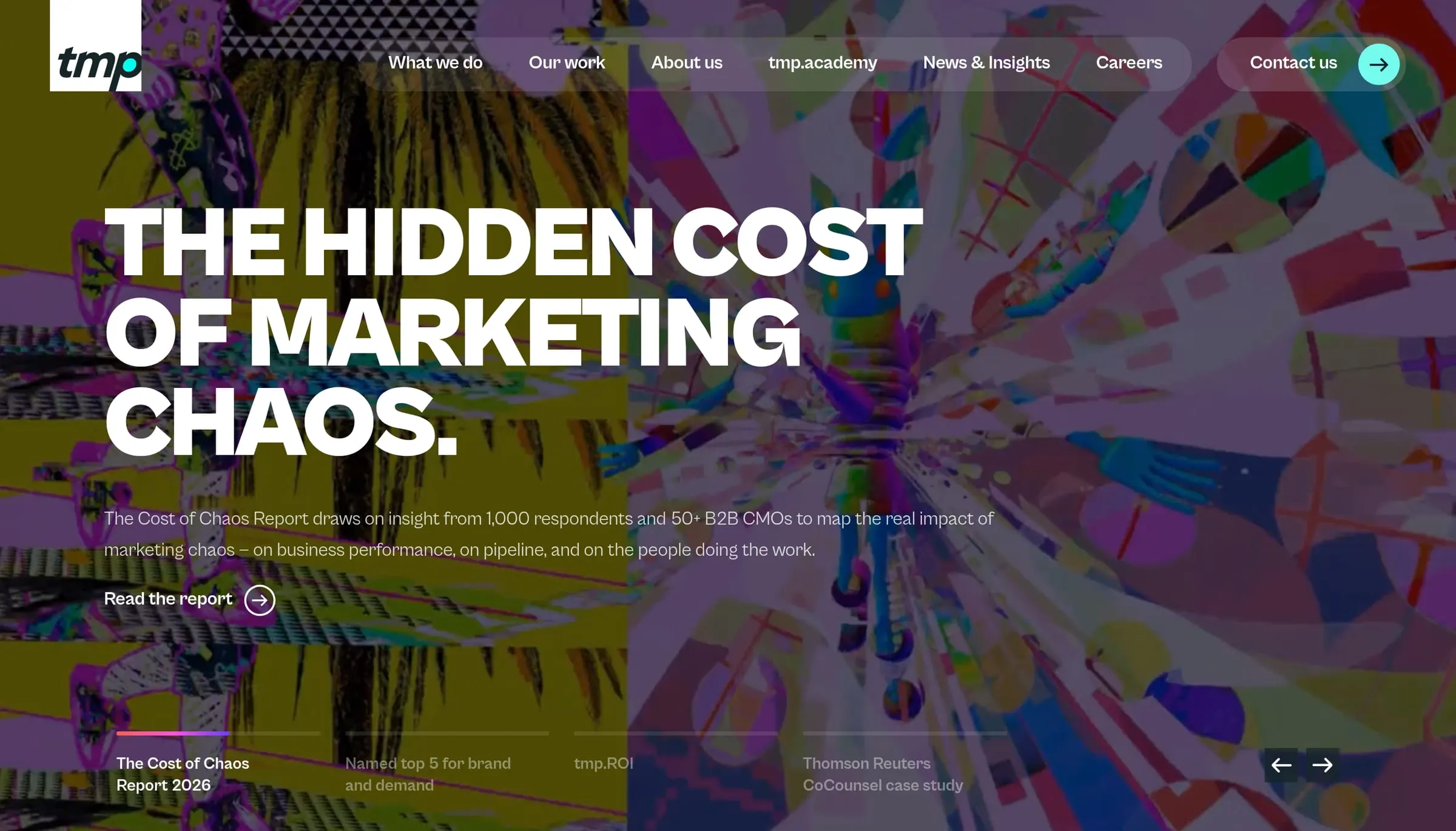 The TMP / The Marketing Practice homepage