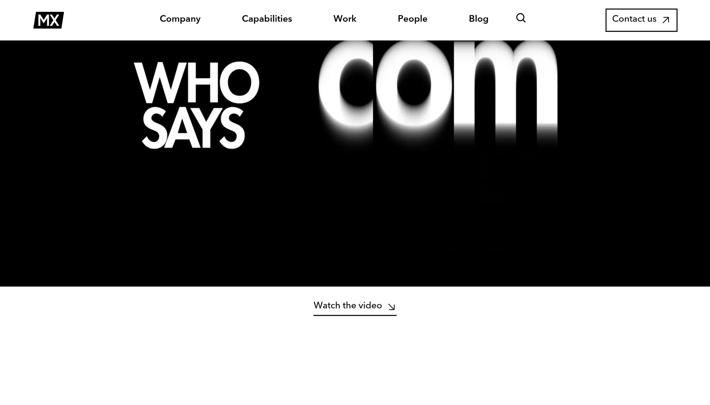 The MX Group homepage