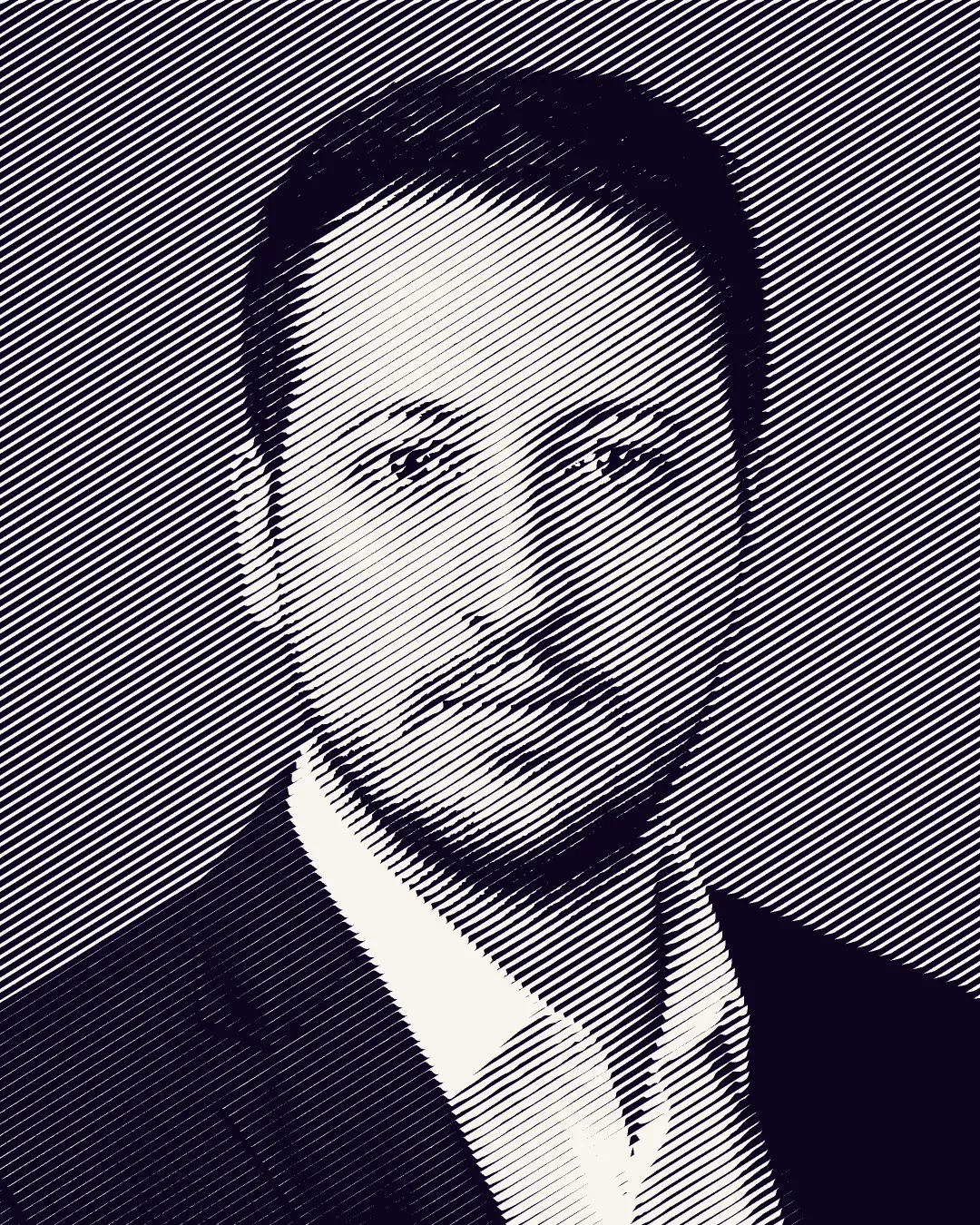 Vitor Parodi, Marketing Strategist, 32 degree line-screen treatment