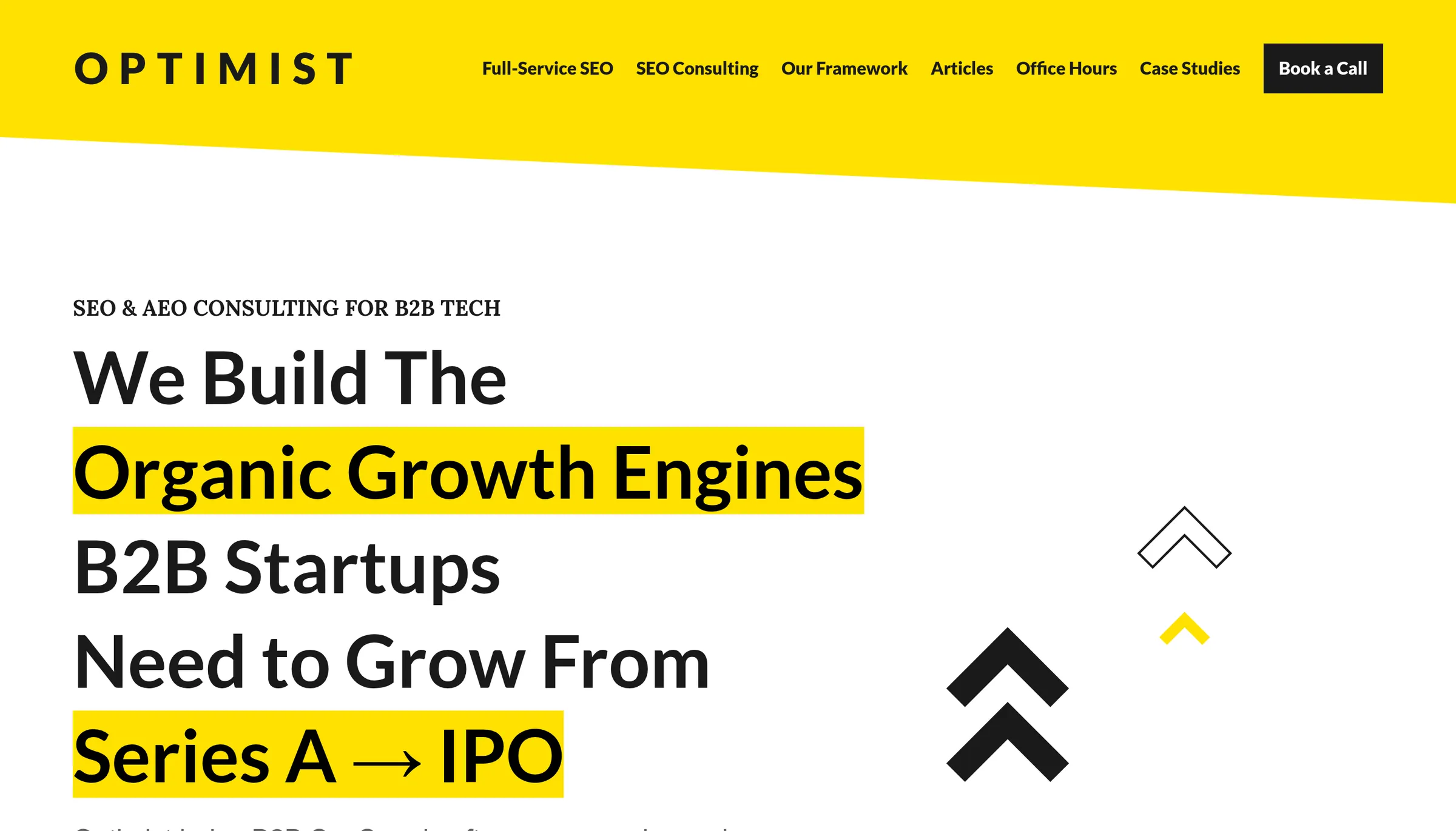The Optimist homepage