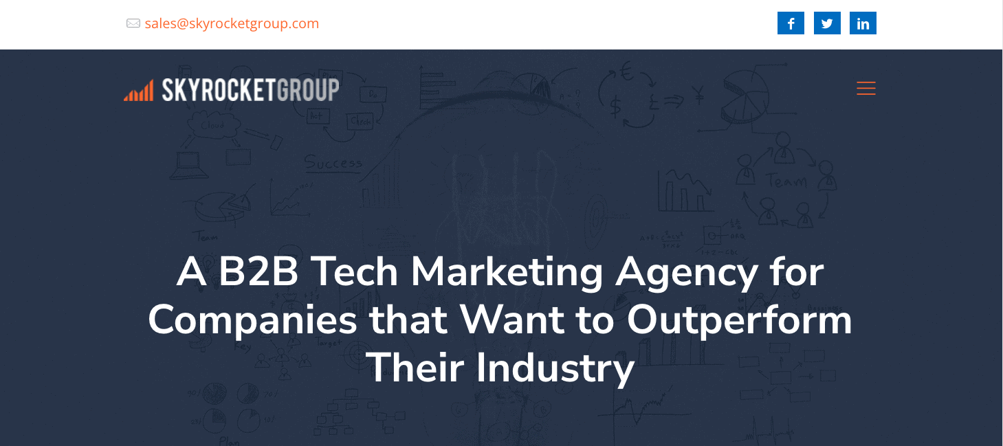 technologies marketing agencies homepage