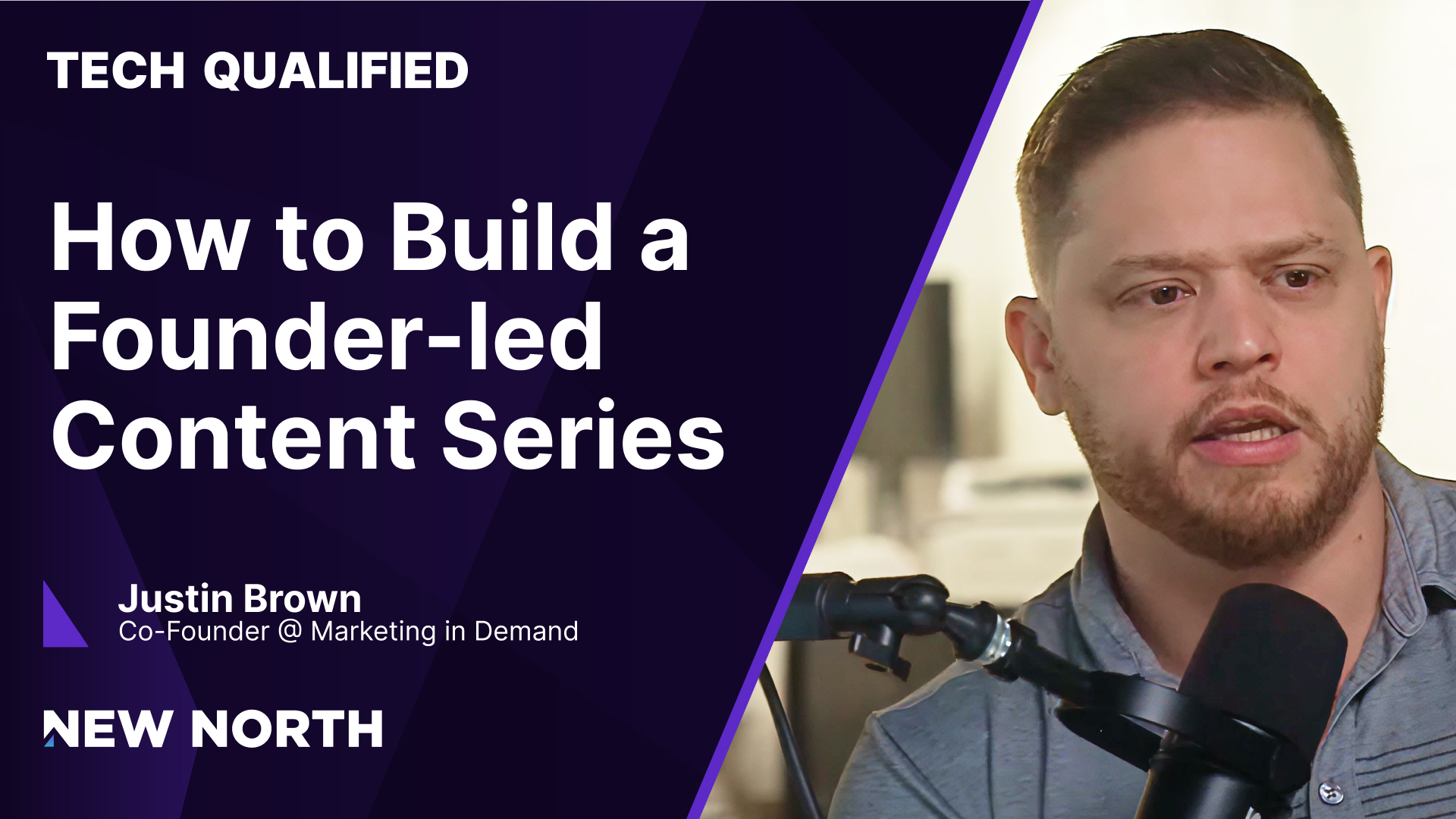 86dx5dydn - Tech Qualified - video podcast MINIsode - Justin Brown - founder content series - Thumbnail - 1